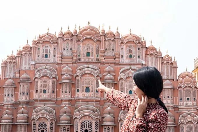 印度这座老城，房子都是粉色，去亚洲最豪华电影院只要几十元
