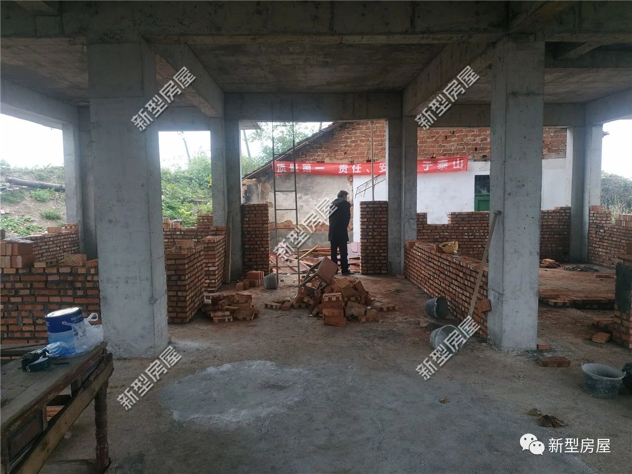 框架结构建筑砌墙注意事项,框架结构按砖混施工方法施工