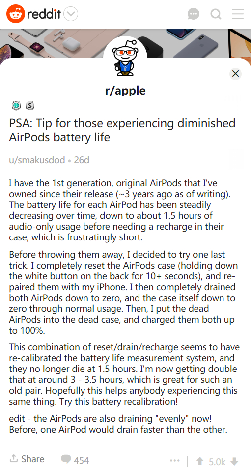 airpods耗电太快怎么解决,airpods用久了会出现什么问题