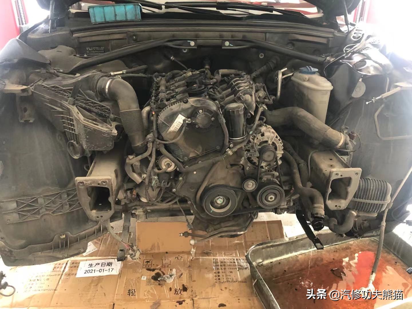 奥迪q5烧机油狂飙,奥迪q5烧机油且发动机抖动