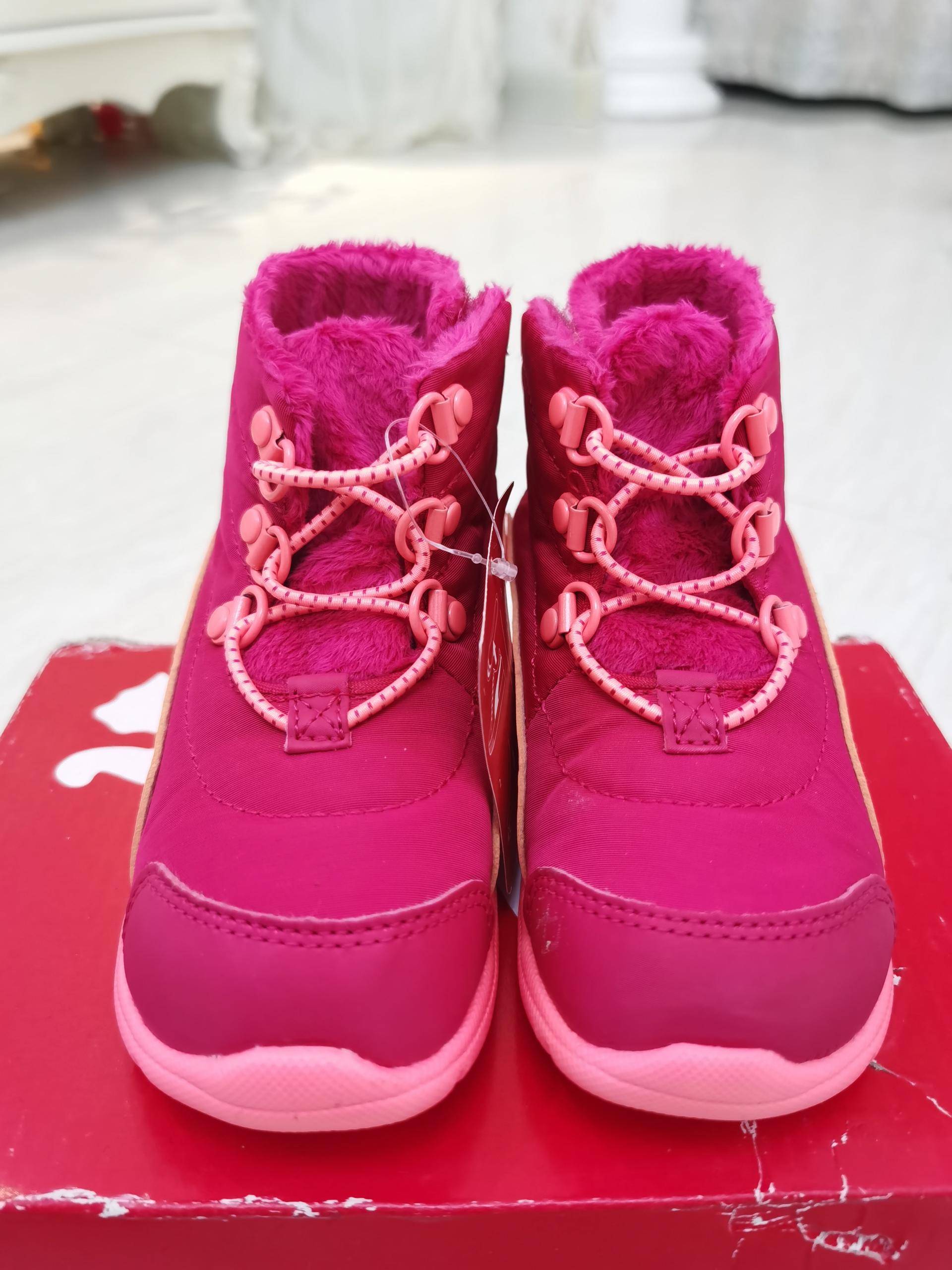 「双十一晒单」踏雪无忧：彪马小童加绒运动靴