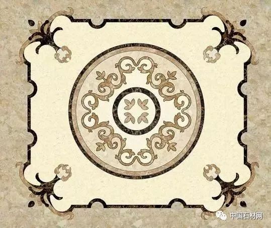 卫生间花洒水刀拼花效果图,高清水刀拼花图片