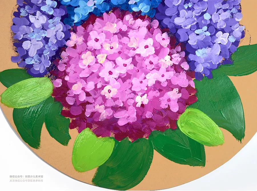 儿童水粉画春天简单又好看,儿童水粉画练习