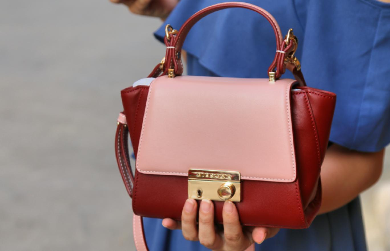 dissona高级感手提包,迪桑娜时尚牛皮手提包