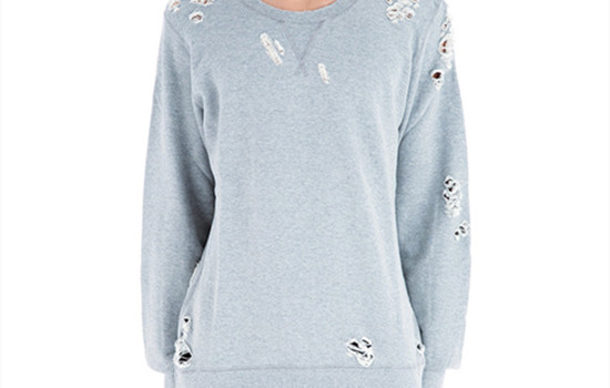 破洞卫衣如何搭配裤子,破洞裤子穿什么卫衣好看