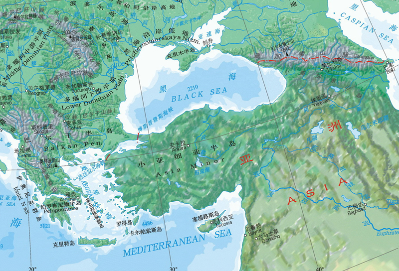 土耳其有多少土地呢,土耳其全是山地为什么耕地面积大