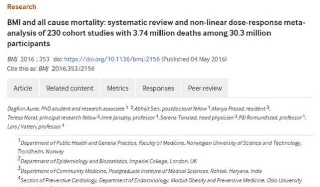 什么样的体重最长寿,50岁以后体重多少最长寿