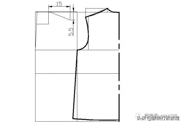 红升服装设计班裁剪中式男装,服装裁剪最基本教程