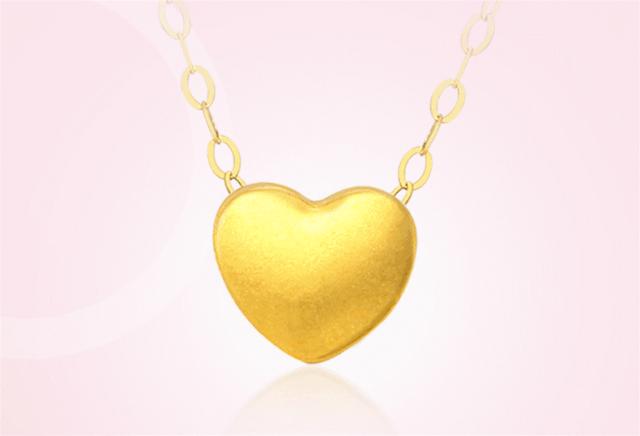 520走心礼物黄金吊坠,周大生黄金转运珠团购