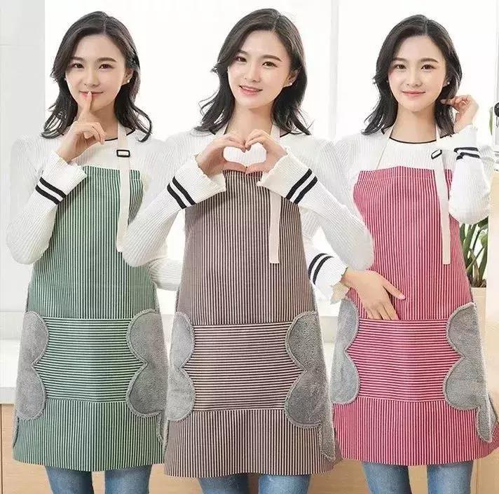 防水防油围裙好看实惠还实用,防油防水围裙一擦就干净