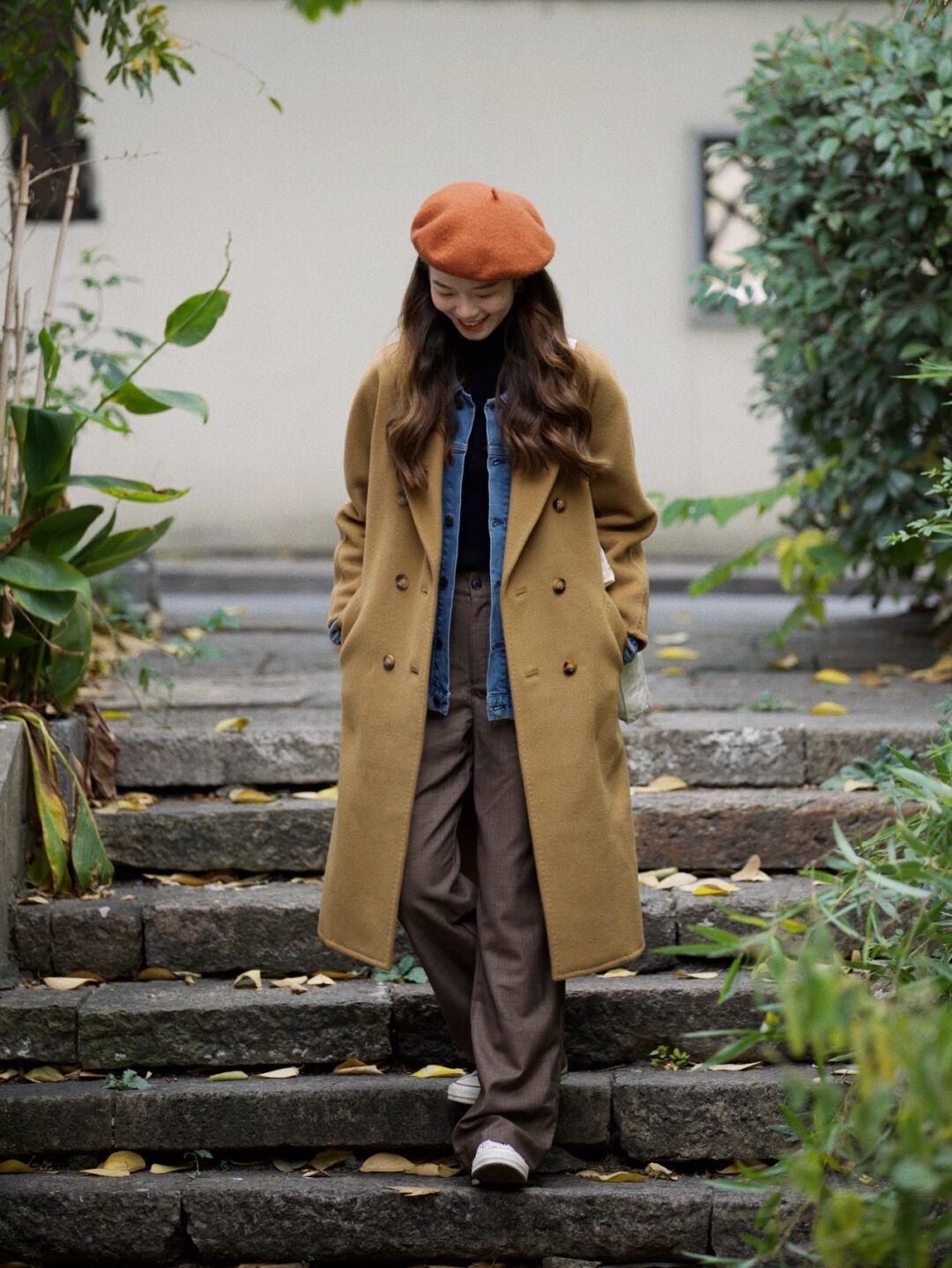 驼色羊绒大衣最佳颜色,驼色大衣推荐什么年纪