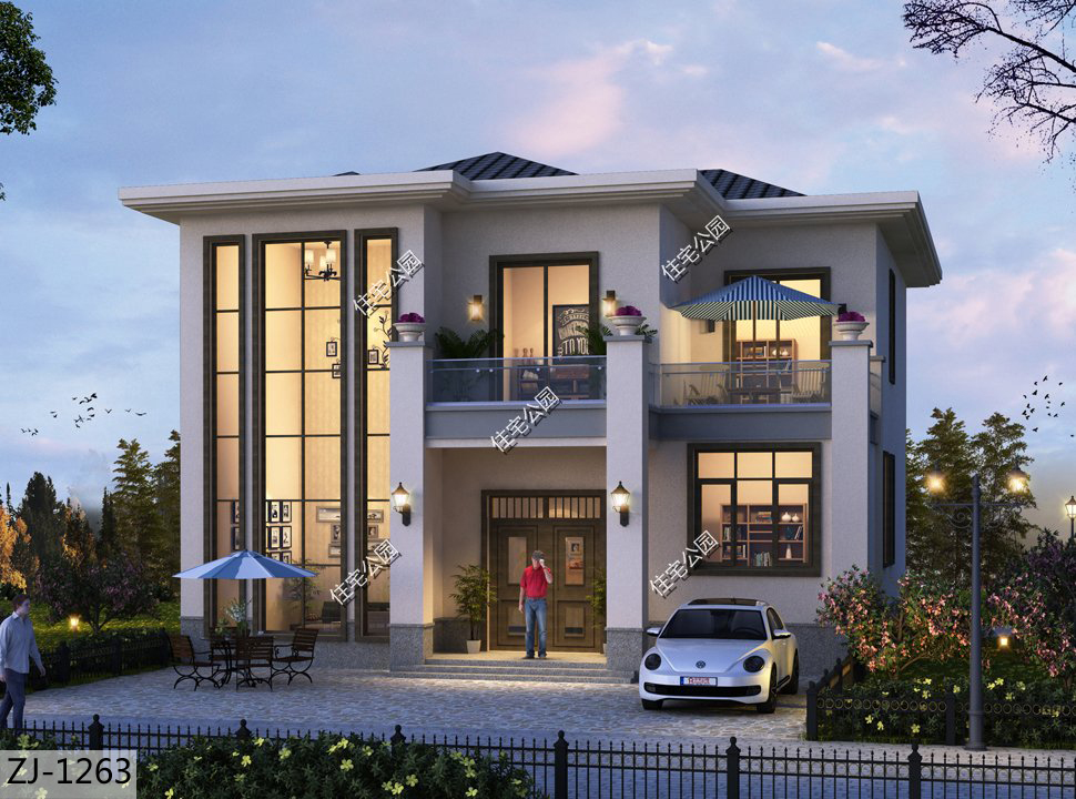 农村自建二层别墅图纸求推荐,1000套农村自建房图纸分享