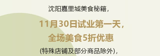 周五沈阳两大商场开业,薅羊毛攻略请收好