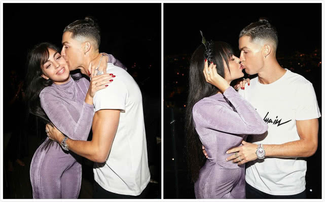 c罗女友晒度假全家福,C罗女友晒与女儿游玩照