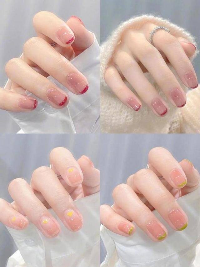 40到50岁干净显白美甲颜色,2021最火美甲显白颜色渐变图片