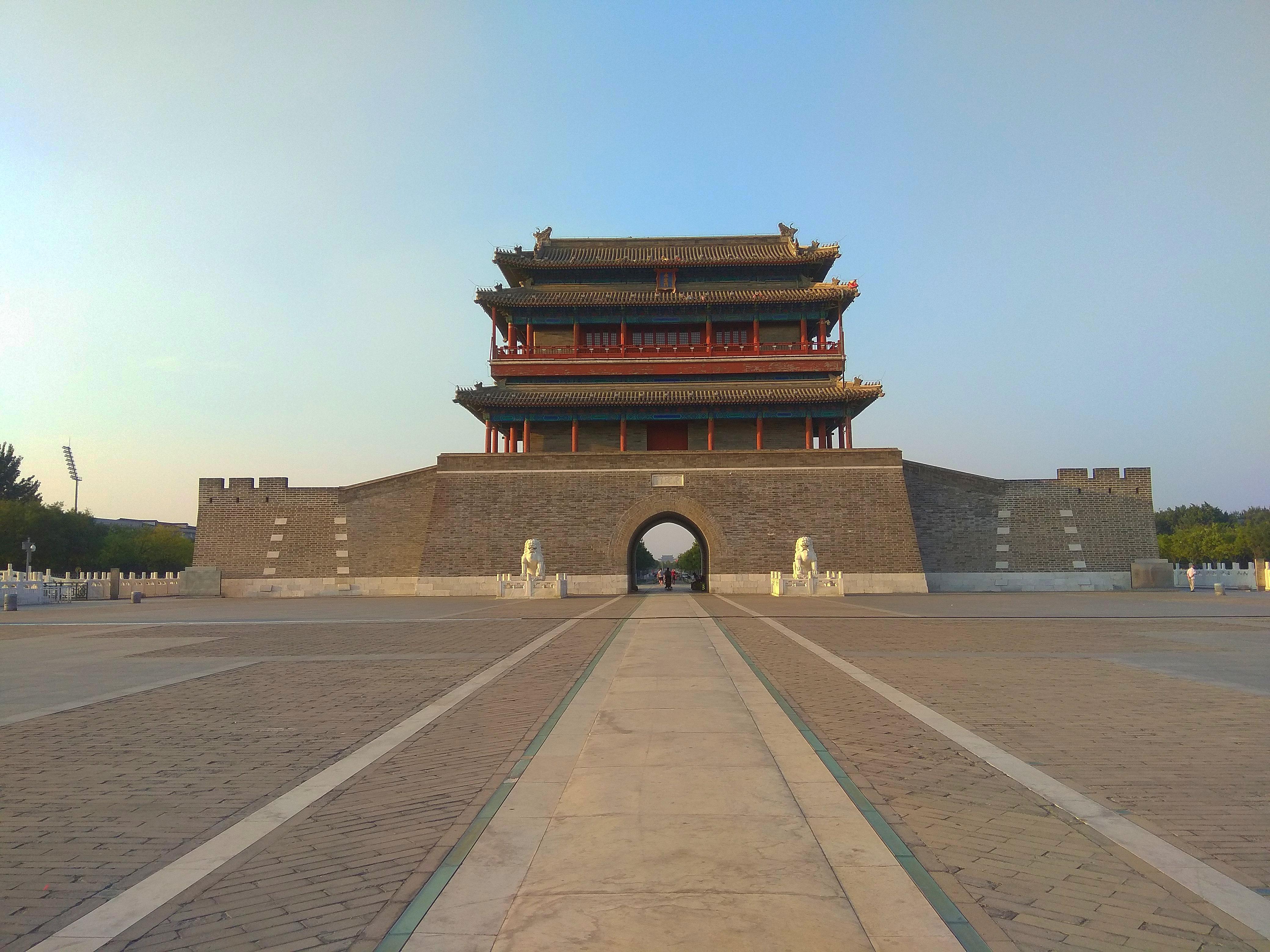 北京中轴线赏景最佳地点,北京中轴线和著名景点