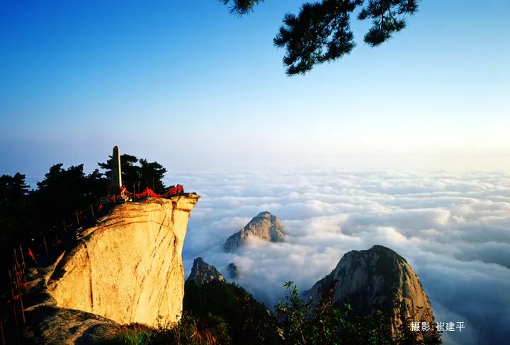 华山游览线路示意图,自由行华山一日游最佳路线