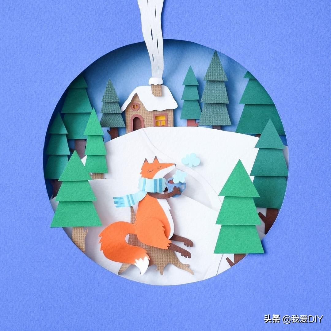 又好看又好玩的手工剪纸教程,剪纸手工教程复杂立体感强