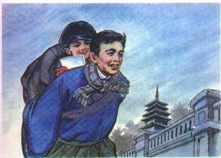 不同年代的小学课文插图,小学课文插图还记得多少