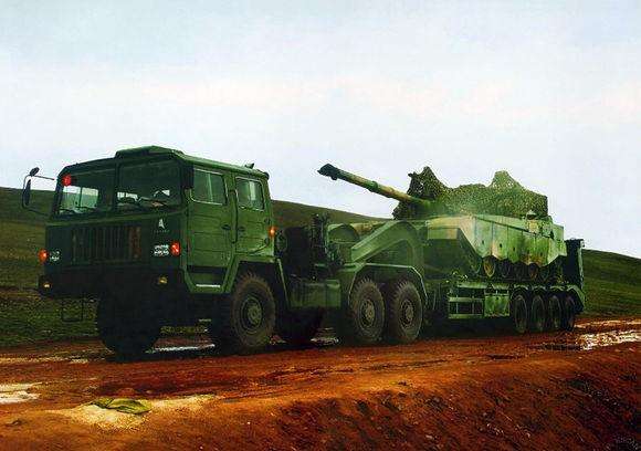 99a主战坦克拉货车,99a式主战坦克运输车