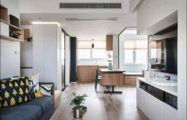 风管机可以一个机器三个房间用吗,风管机可以管几个房子