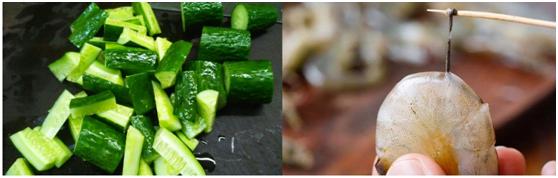 黄瓜虾仁的做法减脂餐,荸荠苹果芹菜黄瓜沙拉