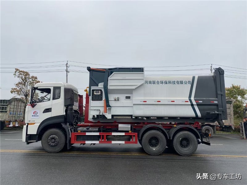东风国六新款6方垃圾车,国六东风天锦垃圾车