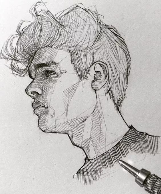 人像速写的简单画法,插画欣赏各种人物的手绘速写