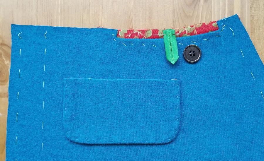 服装diy小技巧隐形口袋如何制作,自制口袋缝制方法