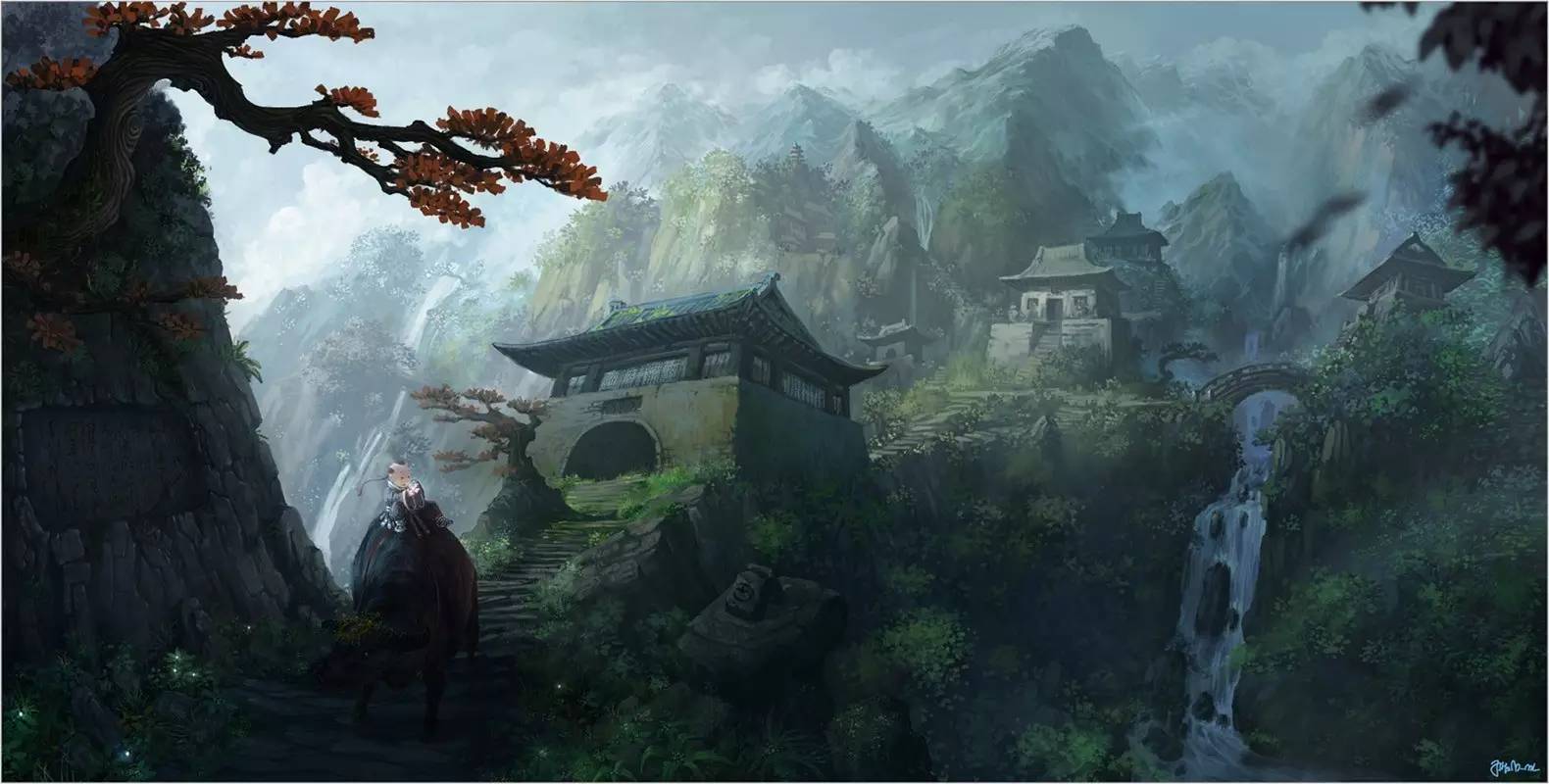 一组非常有意境的动画场景