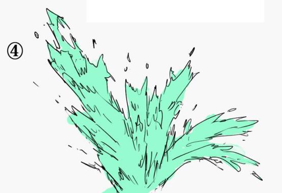 水波浪怎么画最简单,如何画出清透感绘画