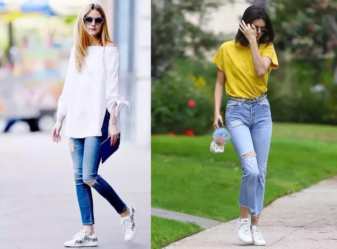 时髦就得穿高跟鞋？！nonono小白鞋也可以