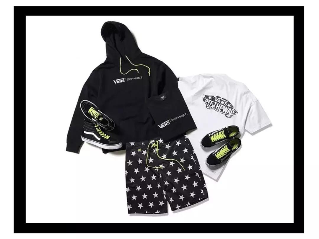 vans新款联名腰果花,vans黑白联名
