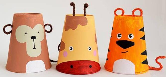 100个创意纸杯手工小学生,一次性纸杯手工制作大全图片创意