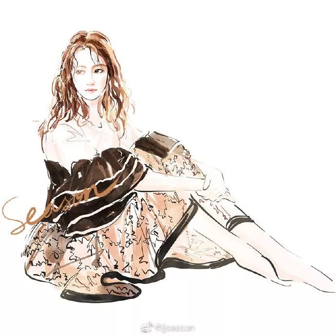 精美水墨插画,那些浪漫的水墨画插画