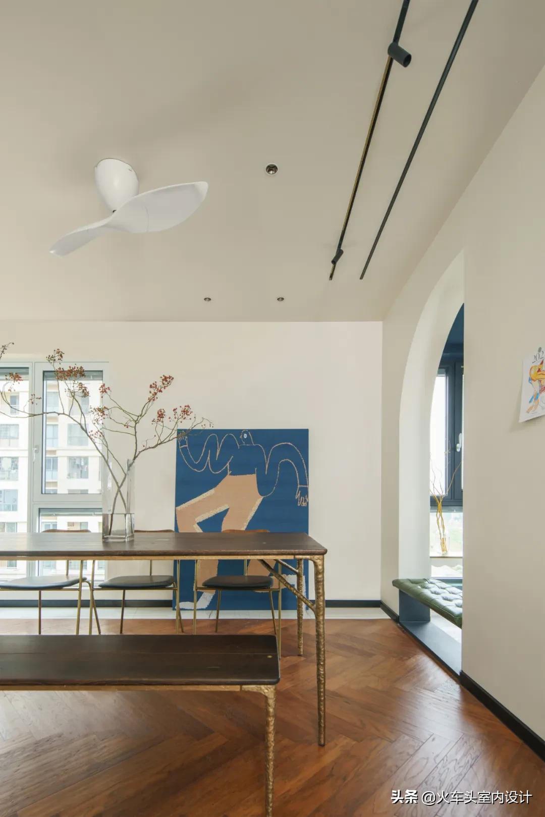 155㎡圆弧空间，三代同堂的无代沟共处