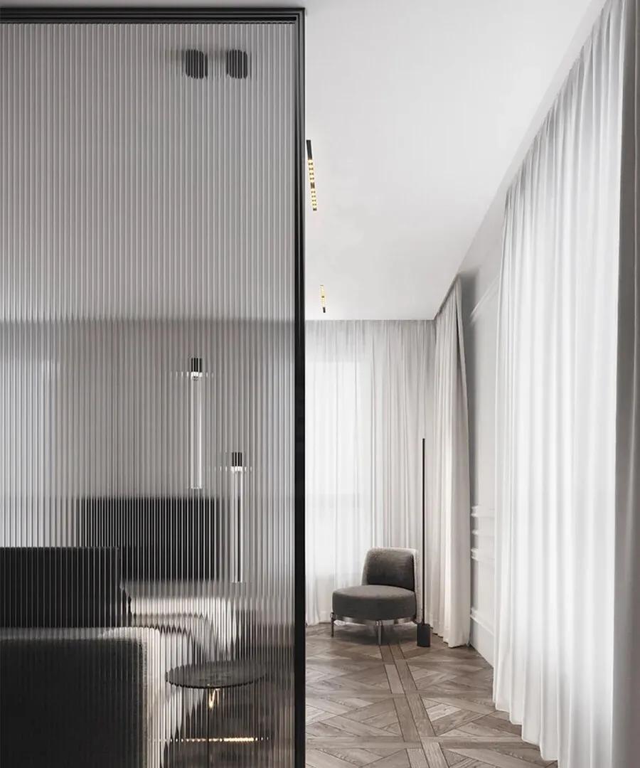 卫生间玻璃隔断效果图长虹玻璃,办公桌隔断长虹玻璃效果图