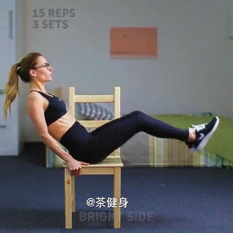 椅子练肚子赘肉正确方法,坐椅子怎么瘦胯两侧赘肉