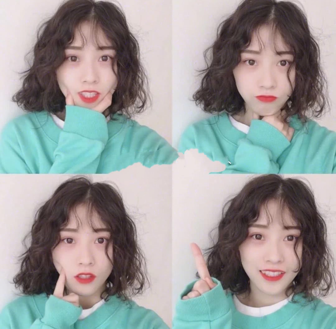 短发发量少泰迪卷烫发发型,最流行的发型泰迪卷短发