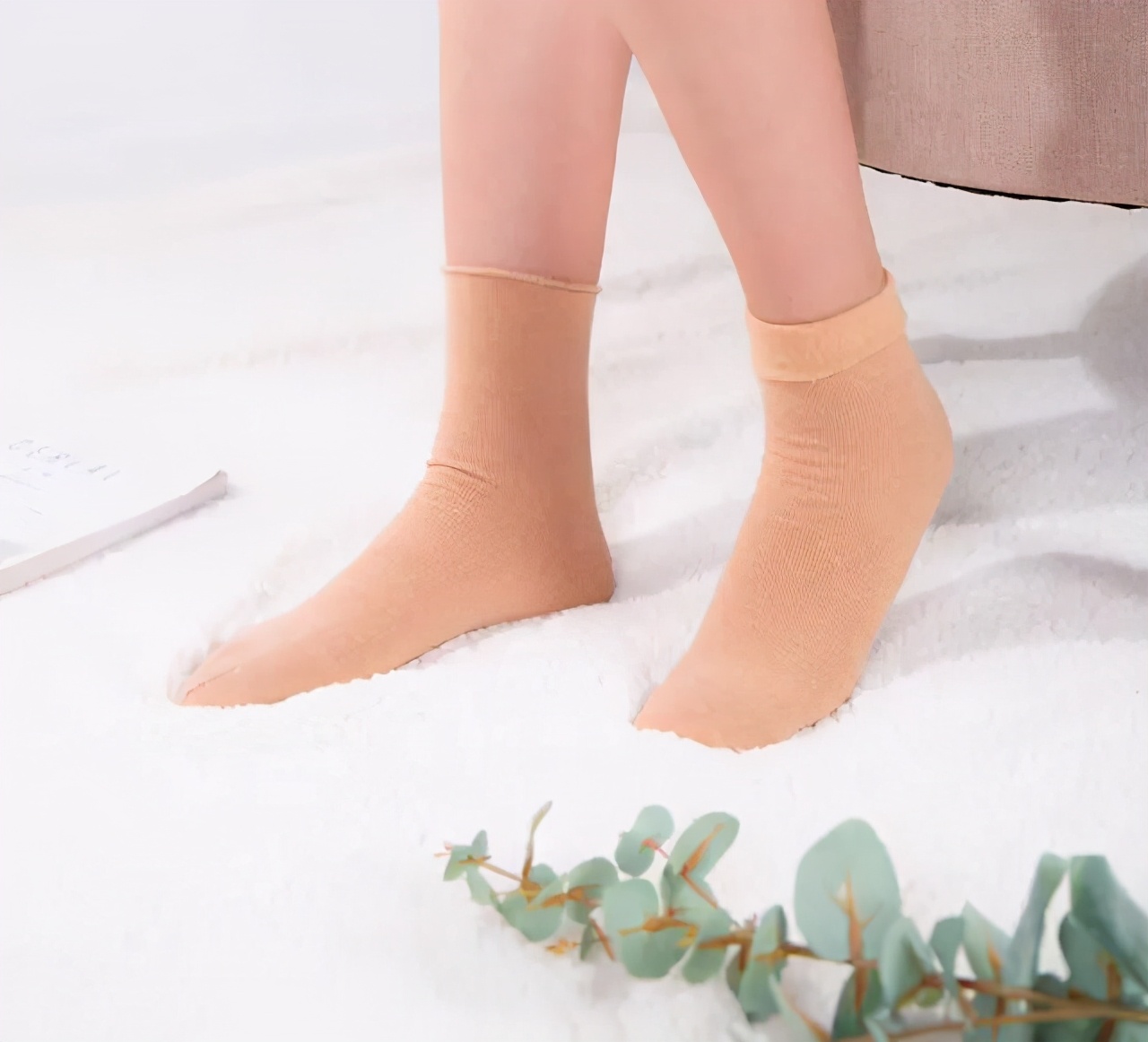 冬季羊毛羊绒袜,纯羊绒袜子软糯