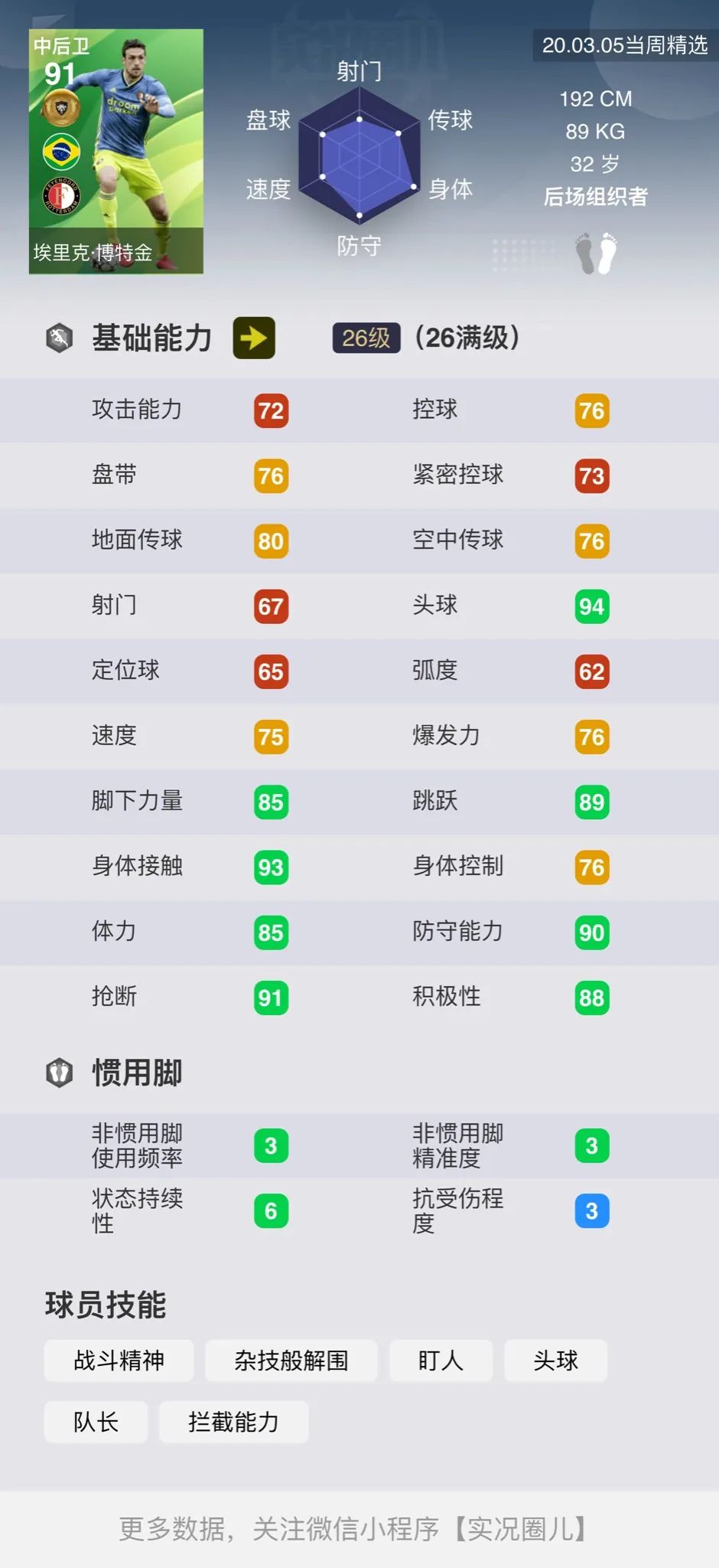 「重磅」标志性时刻新卡！新传奇DLC5.0详情，周精选球员简评