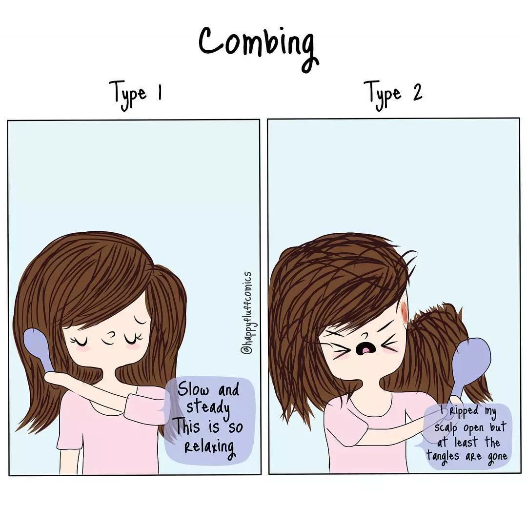 日常女性插画,女性插画生活日常