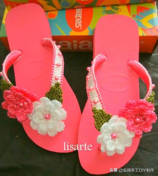 针织作品70款简约,手工针织凉鞋花样图