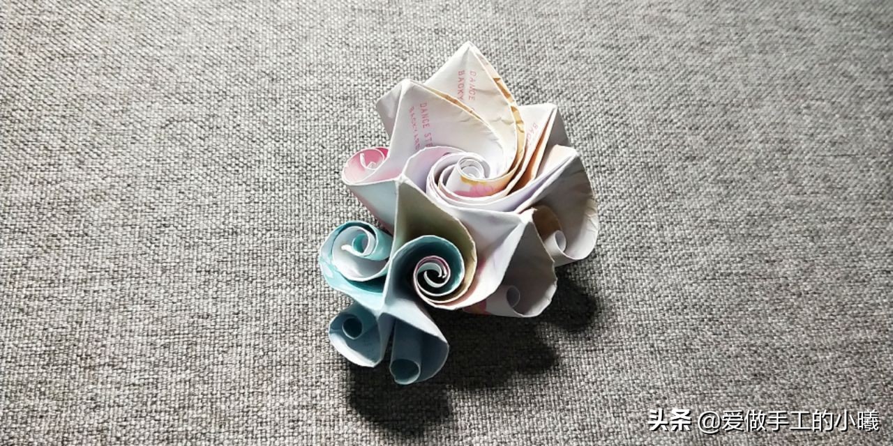 立体花折纸步骤图解法,为初学者准备的简单折纸花教程