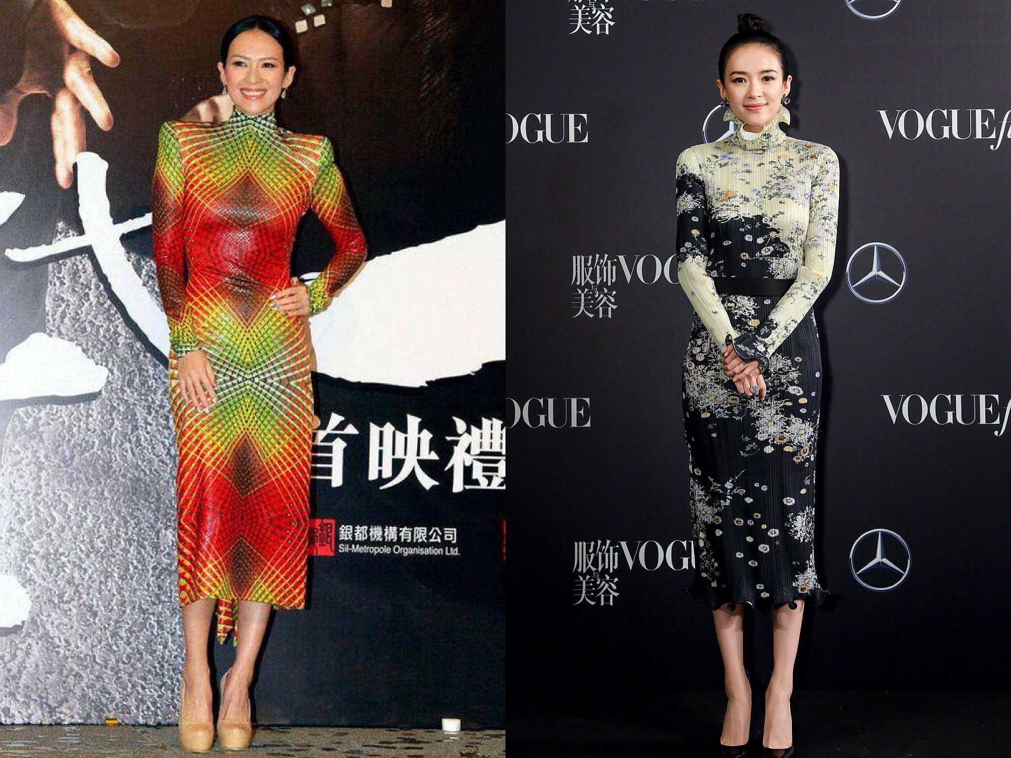 明星穿搭和章子怡学穿搭,肩膀小的女生穿衣