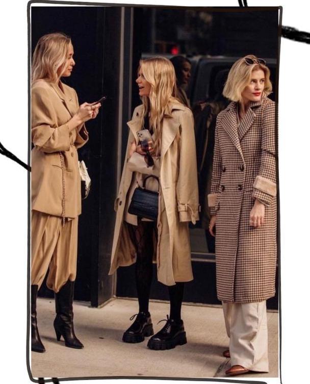 驼色大衣的10种经典穿法,驼色大衣穿搭减龄街拍