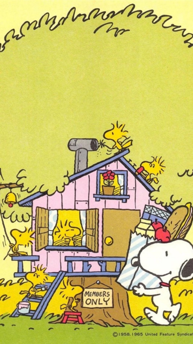 史努比壁纸少女心粉色高清,史努比手机壁纸带耳朵