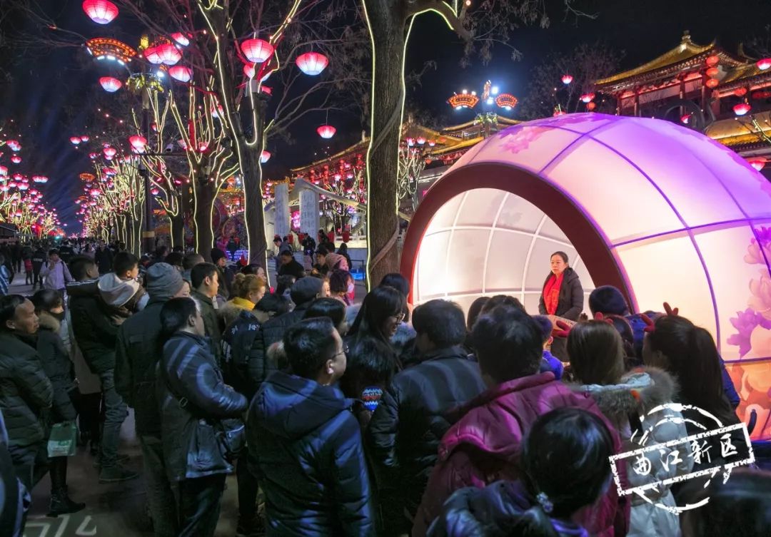 西安曲江新区大唐不夜城,大唐不夜城新春民俗文化庙会