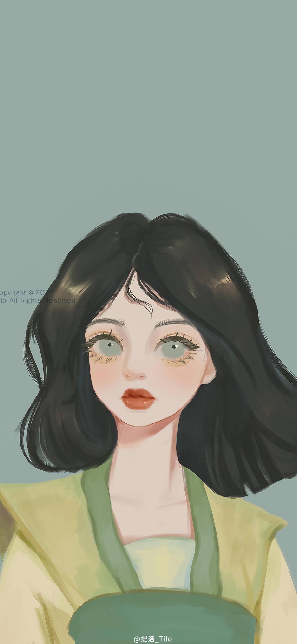 壁纸唯美王者荣耀西施动漫,迪士尼公主壁纸插画