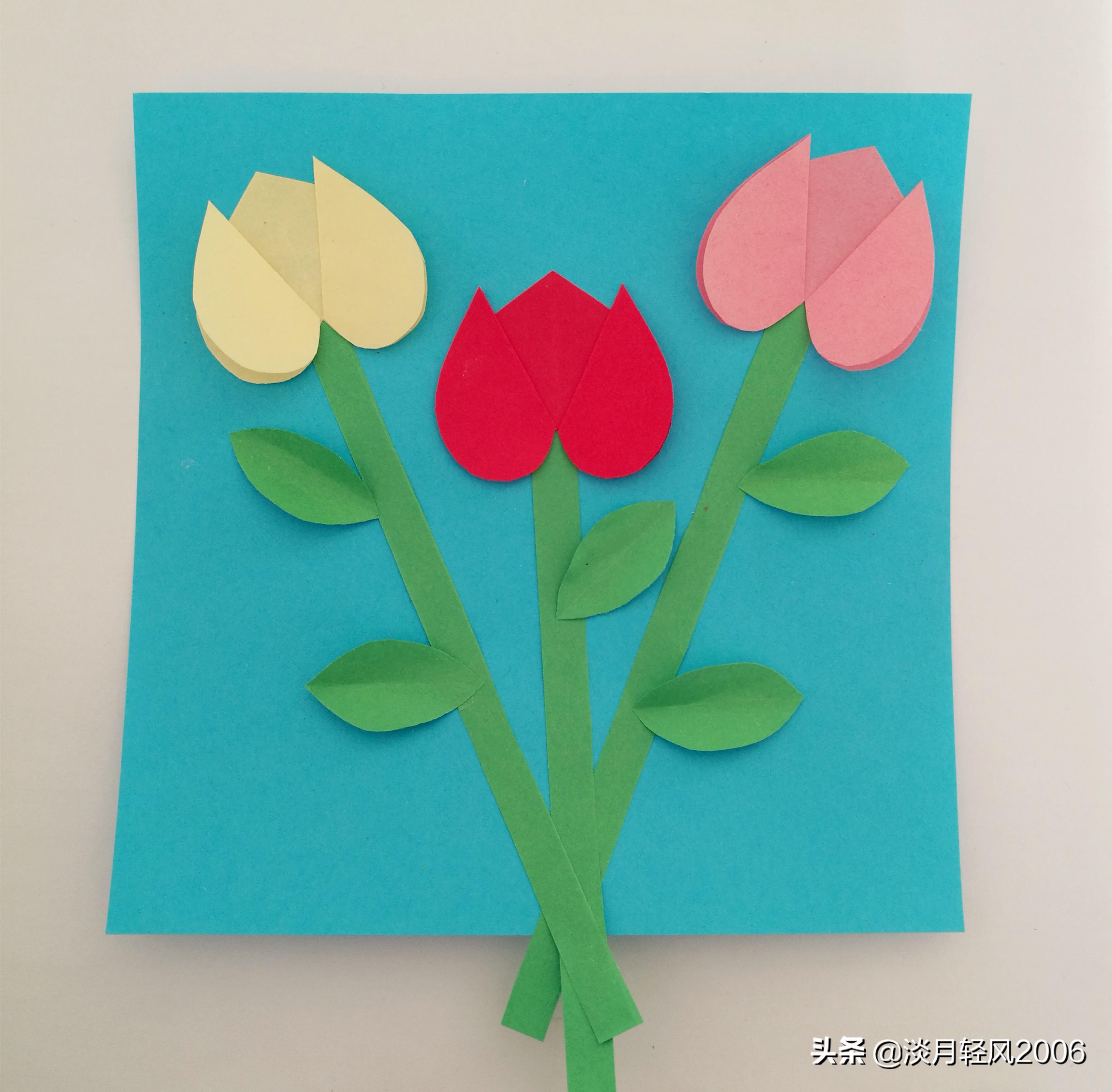 手工教程幼儿园最简单的手工贴画,最简单幼儿手工贴画